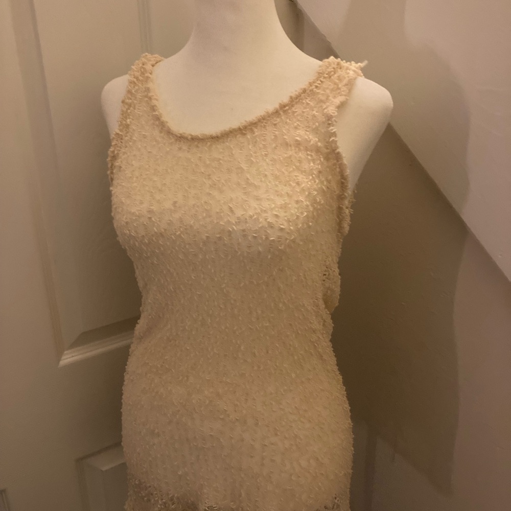 Rag & Bone Cream Textured Knit Top